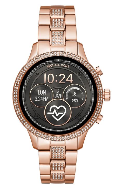 green watch michael kors|michael kors smart watch women.